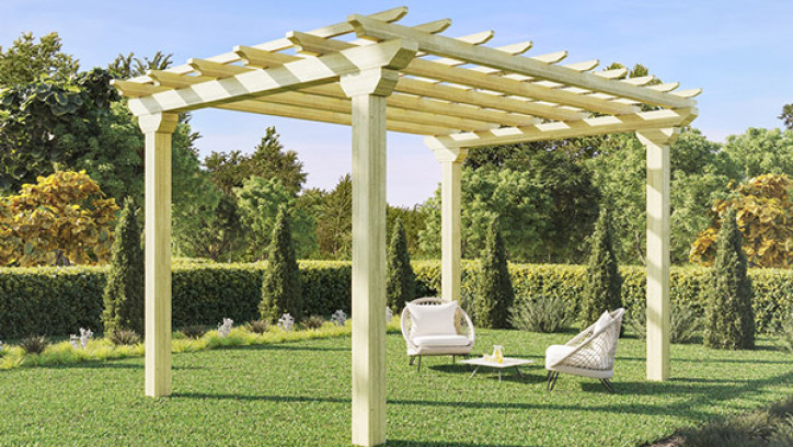 Sikle SCD Wooden Pergola 3600*3600*2700mm