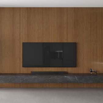 داخلي كبير الجدار شكل الخيزران الكسوة Sikle SCD سماكة 15mm