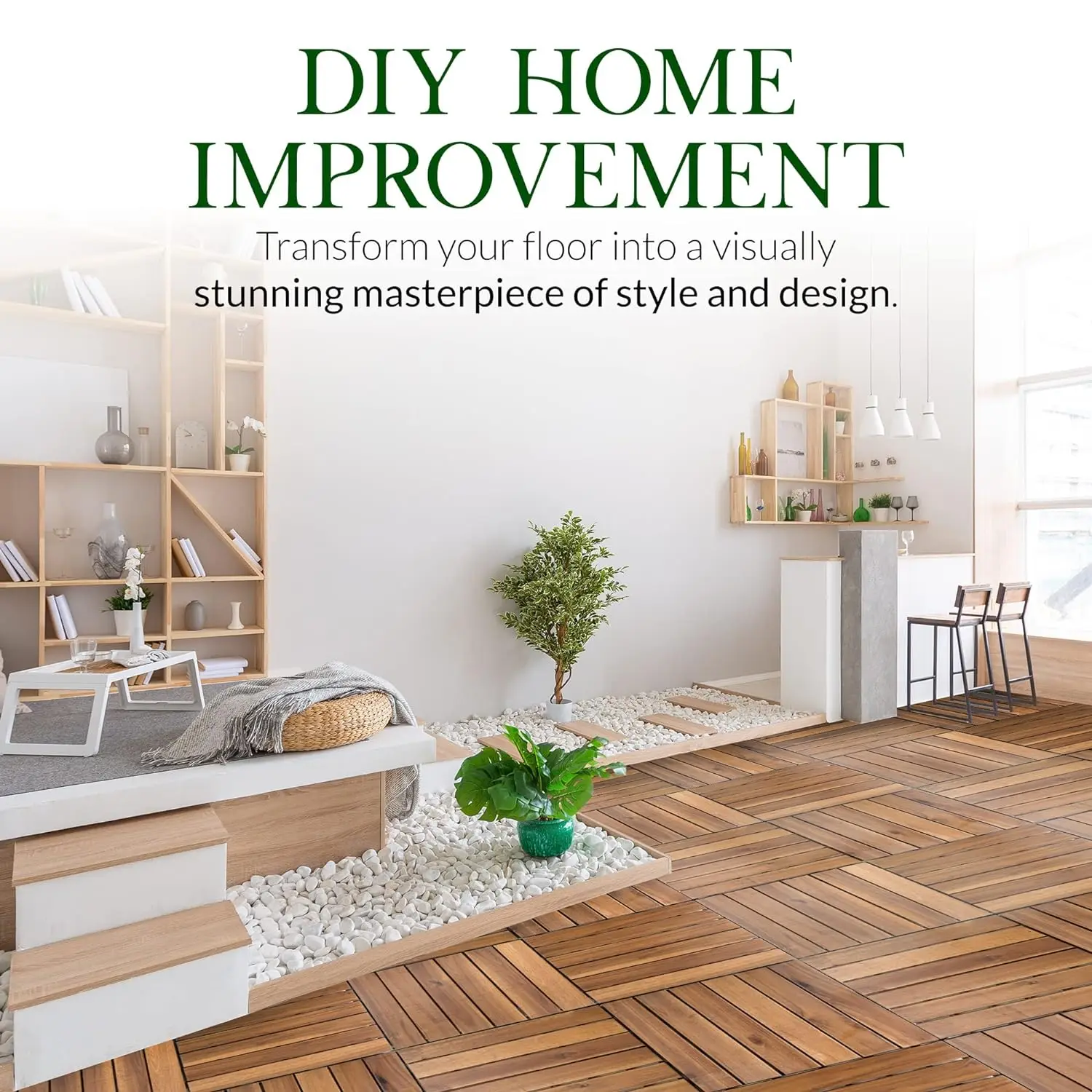 الأرضيات الخشبية المتشابكة