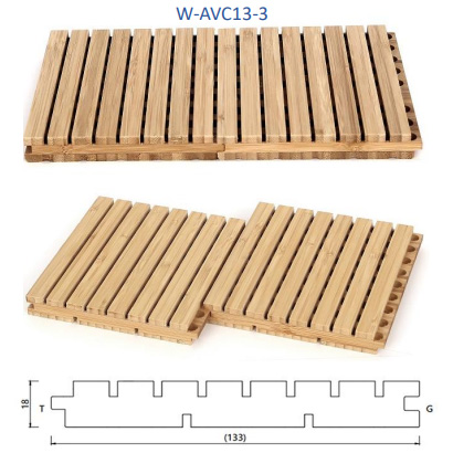 داخلي كبير الجدار شكل الخيزران الكسوة Sikle SCD سماكة 15mm